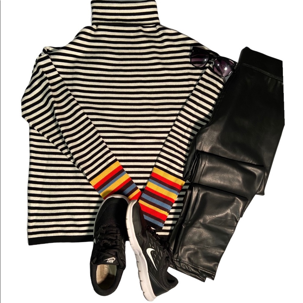 CI SONÓ Faux Leather High Waist Leggings - Picture 3 of 4